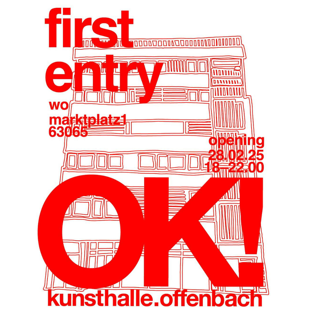Kunsthalle Offenbach Opening Plakat